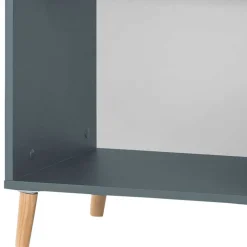Wohnen 51x93x41 2 Fächer Büroregal in Petrol Blau - Baiamare