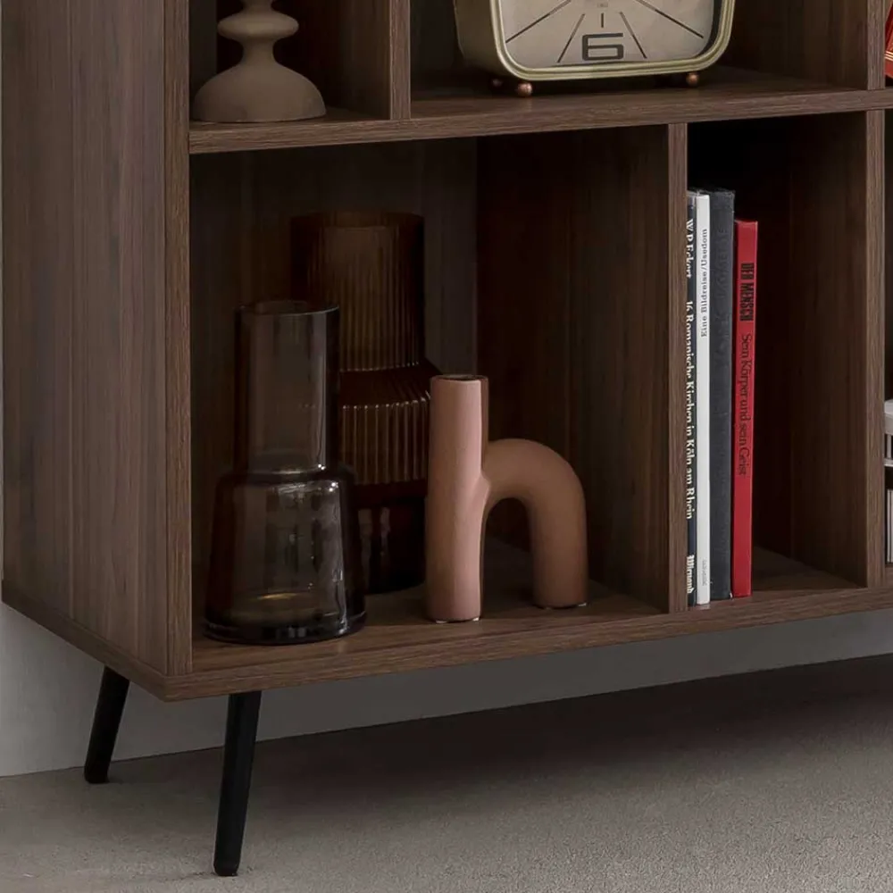 Wohnen Esszimmerregale|Regale*118x76x40 7 Fächer Regal mit Tür - Nuies