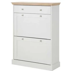 Wohnen 80x106x30 2 Klappen Schuhschrank im Country Style - Ridron