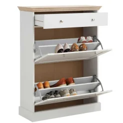 Wohnen 80x106x30 2 Klappen Schuhschrank im Country Style - Ridron