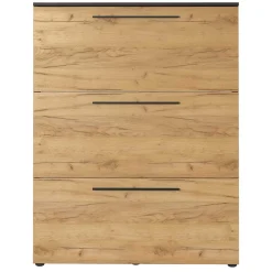 Wohnen Schuhschränke*100x129x19 3 Klappen Schuhschrank in Wildeiche NB - Catrizia