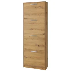 Wohnen Schuhschränke*55x157x21 4 Klappen Schuhschrank modern - Atia