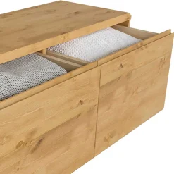 Wohnen Sideboards & Kommoden|Sideboards & Kommoden*98x48x34 2 Schubladen Kommode aus Kiefer - Etvina