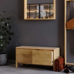 Wohnen Sideboards & Kommoden|Sideboards & Kommoden*98x48x34 2 Schubladen Kommode aus Kiefer - Etvina