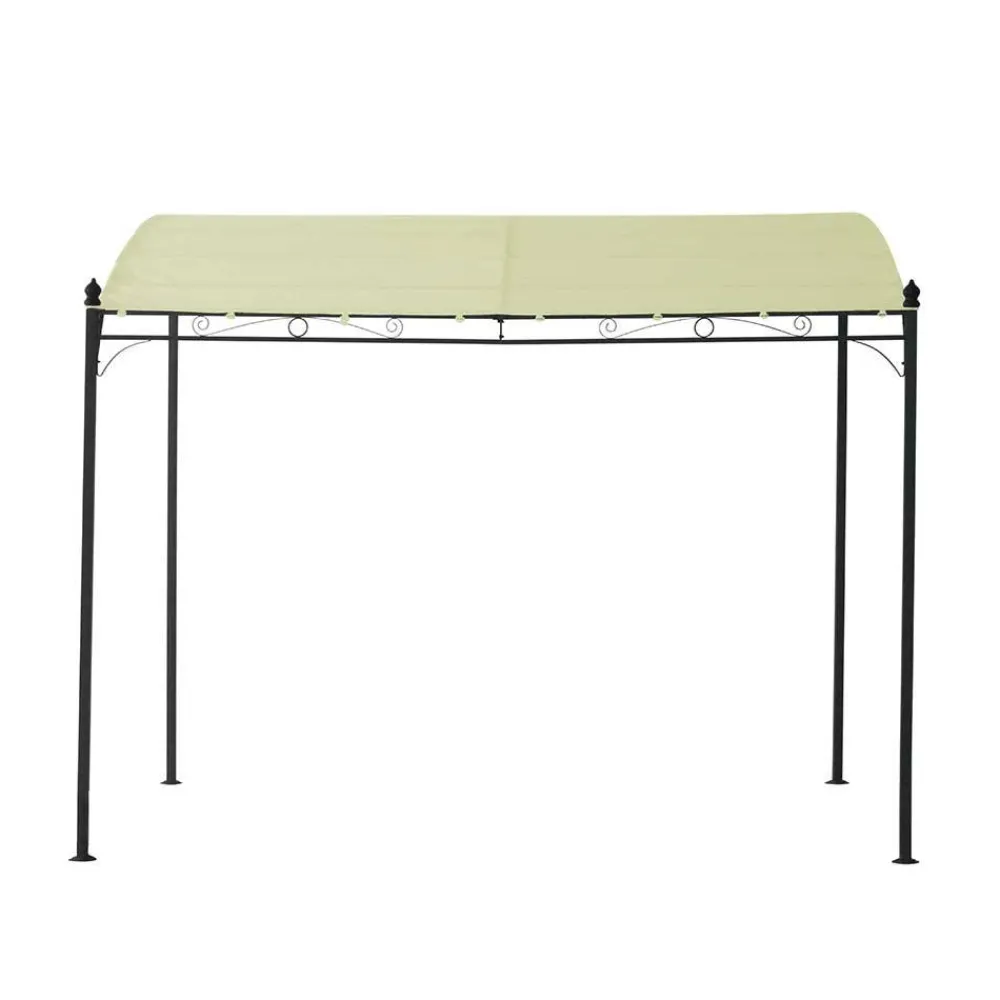 Wohnen 300x250x300 Anbaupavillon in Creme Textil - Natsonai