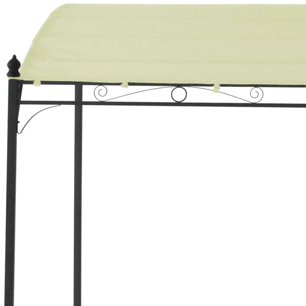 Wohnen 300x250x300 Anbaupavillon in Creme Textil - Natsonai