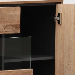 Wohnen Graue Möbel|Küchenschränke*175x91x48 Anrichte im Factory Design - Xindus