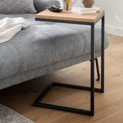 Wohnen 40x62x40 Anstelltisch aus Eiche Massivholz - Ilatada