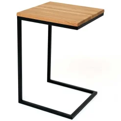 Wohnen 40x62x40 Anstelltisch aus Eiche Massivholz - Ilatada