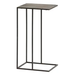 Wohnen 40x70x30 Anstelltisch in Bronze und Schwarz - Haik