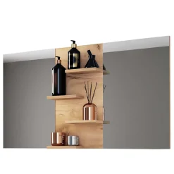 Wohnen Spiegel|Flurspiegel*112x59x12 Bad Doppelspiegel mit Mittelregal - Cazryn