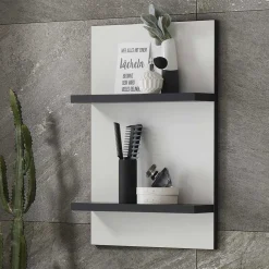 Wohnen Badregale*40x62x12 Bad Hängeregal mit 2 Böden - Ingmesan