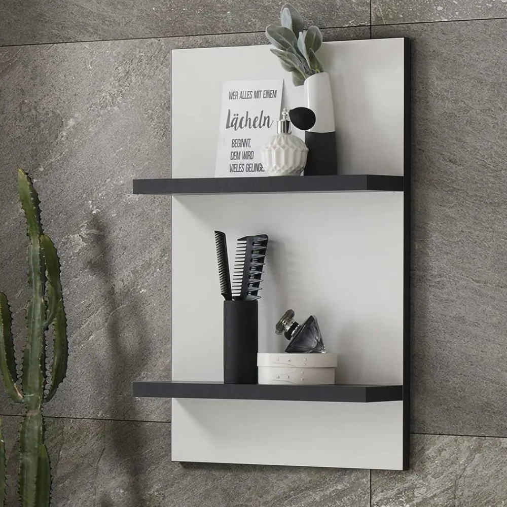 Wohnen Badregale*40x62x12 Bad Hängeregal mit 2 Böden - Ingmesan