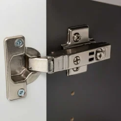 Wohnen 40x185x35 Bad Hochschrank in Grau mit Wildeiche - Agiruan