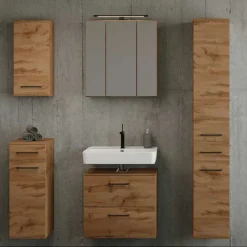 Wohnen 30x185x35 Bad Hochschrank stehend oder hängend - Arazony