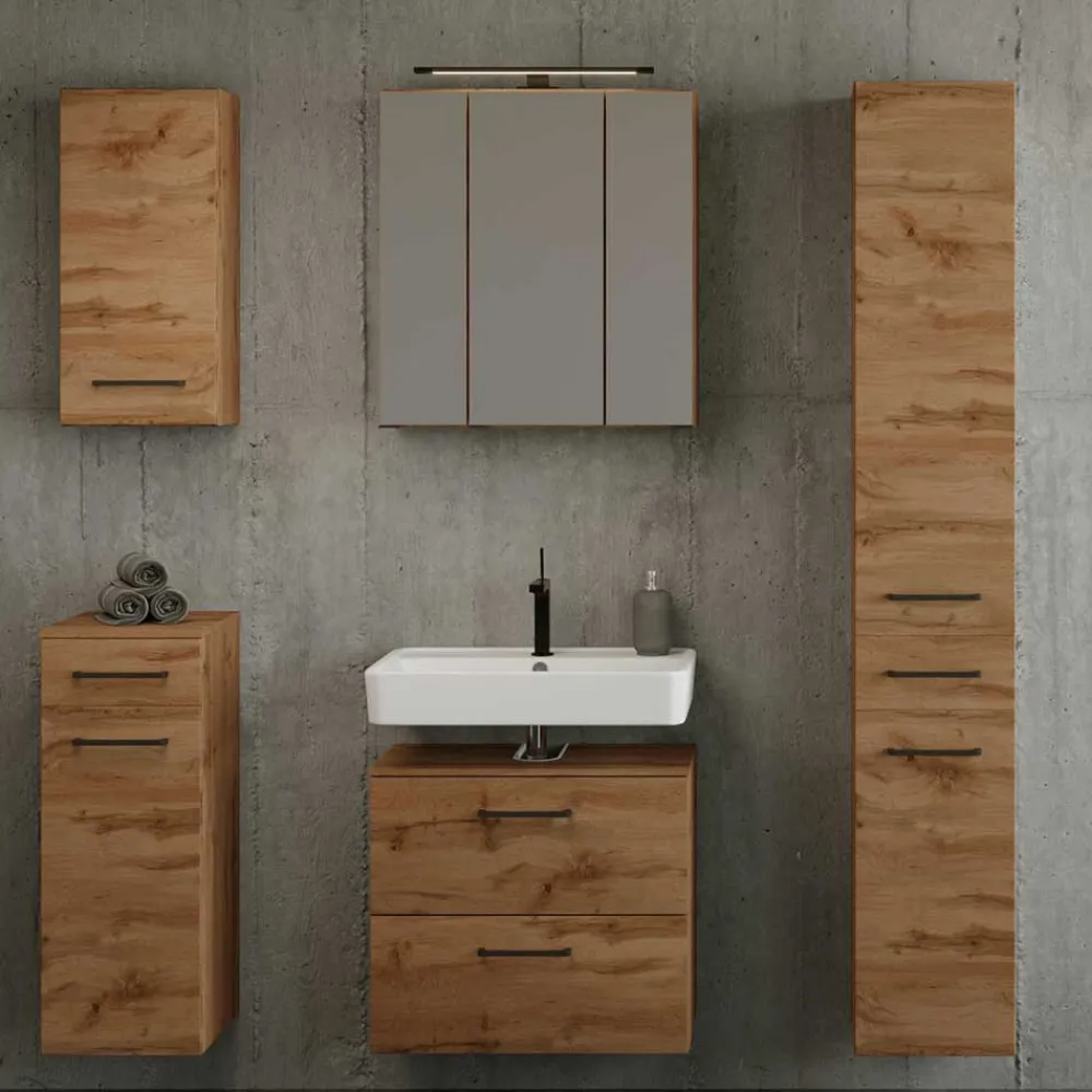 Wohnen 30x185x35 Bad Hochschrank stehend oder hängend - Arazony