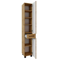 Wohnen 30x185x35 Bad Hochschrank stehend oder hängend - Arazony