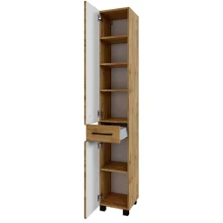 Wohnen 30x185x35 Bad Hochschrank stehend oder hängend - Arazony