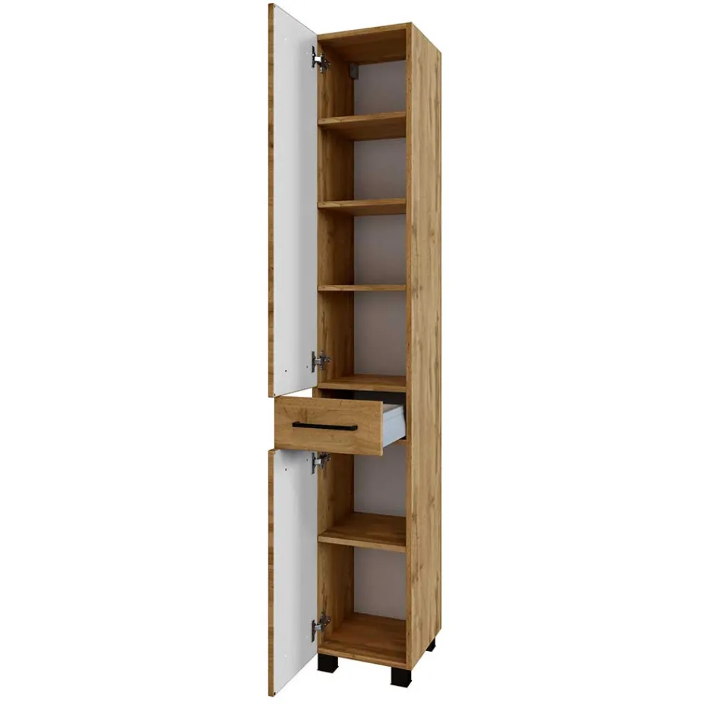 Wohnen 30x185x35 Bad Hochschrank stehend oder hängend - Arazony