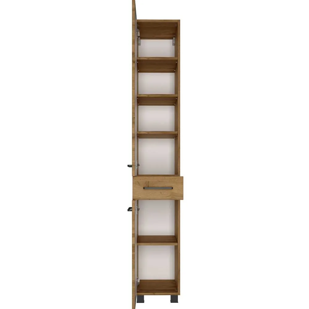 Wohnen 30x185x35 Bad Hochschrank stehend oder hängend - Arazony