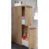 Wohnen Badschränke*25x110x50 Bad Nischenschrank mit 2 Auszügen - Naico