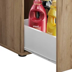 Wohnen Badschränke*25x110x50 Bad Nischenschrank mit 2 Auszügen - Naico