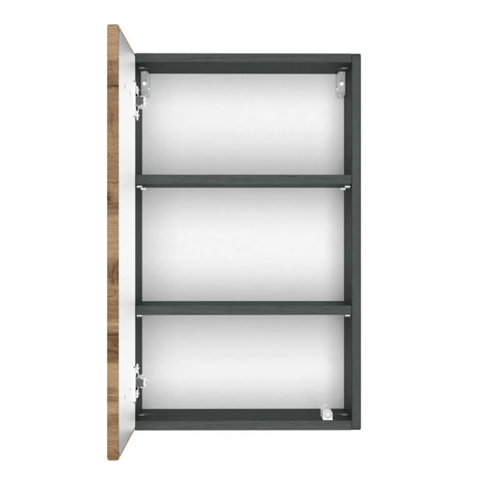 Wohnen Badschränke*40x64x20 Bad Oberschrank in Wildeichefarben - Endely