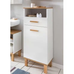 Wohnen Badschränke*41x115x35 Bad Unterschrank zweifarbig - Utiona