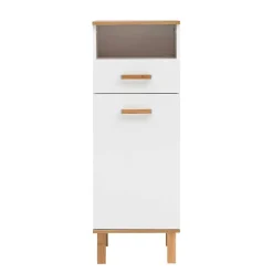 Wohnen Badschränke*41x115x35 Bad Unterschrank zweifarbig - Utiona