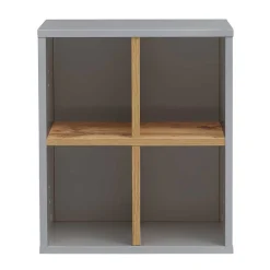 Wohnen 41x48x21 Bad Wandregal mit 4 Fächern - Nienzo