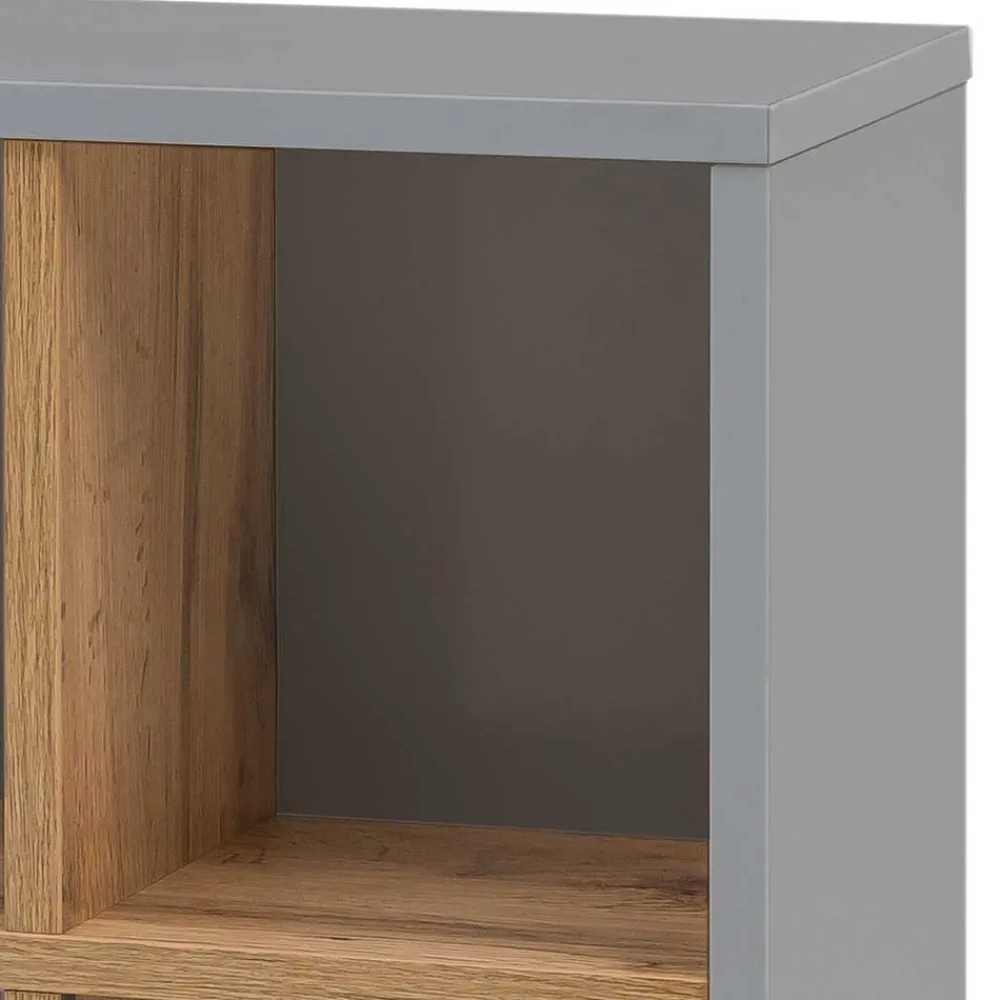 Wohnen 41x48x21 Bad Wandregal mit 4 Fächern - Nienzo