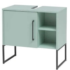 Wohnen 61x60x33 Bad Waschbeckenschrank aus in Mint - Esdrus
