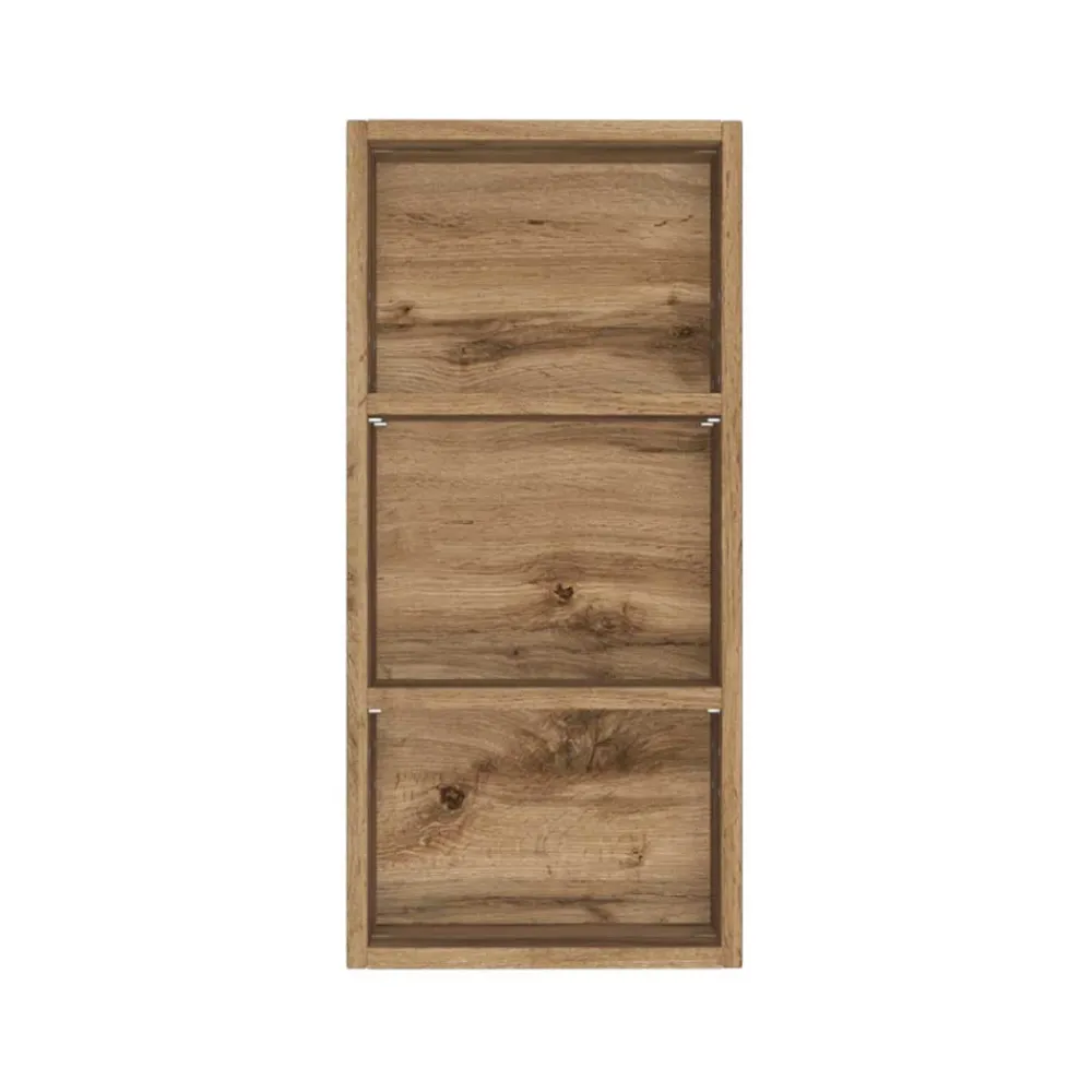 Wohnen Badregale*30x64x18 Badezimmer Hängeregal mit drei Fächern - Lemnas