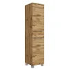 Wohnen 30x130x35 Badezimmer Midischrank stehend oder hängend - Lemnas
