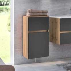 Wohnen 40x84x35 Badezimmer Schrank zweifarbig - Athrin