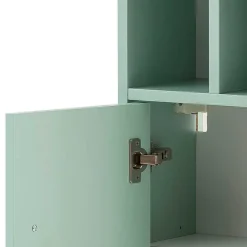 Wohnen Badschränke*31x131x22 Badschrank in Mintgrün & Gold - Aparcian