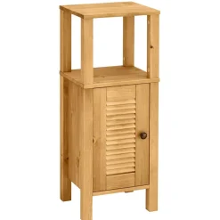 Wohnen 34x86x30 Badschrank mit Lamellentür & Ablage - Zavieca I