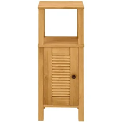 Wohnen 34x86x30 Badschrank mit Lamellentür & Ablage - Zavieca I