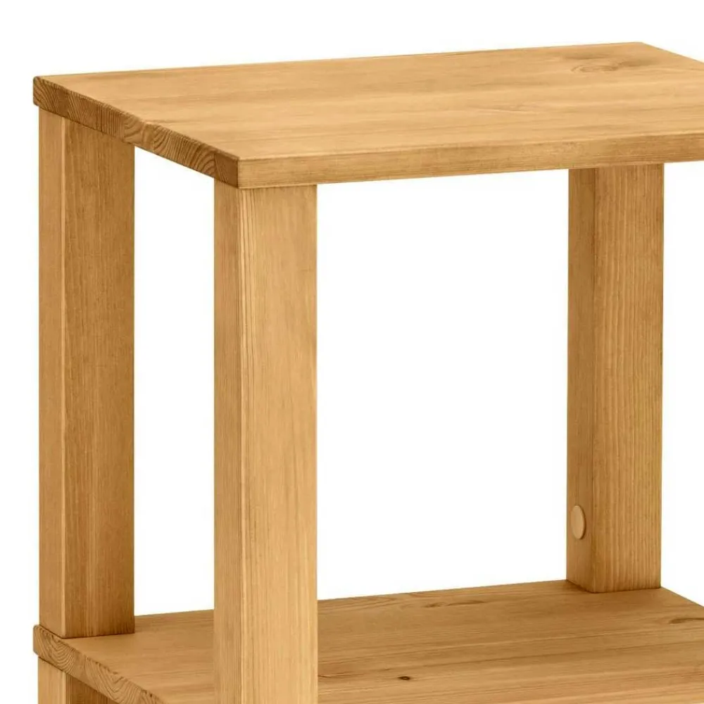 Wohnen 34x86x30 Badschrank mit Lamellentür & Ablage - Zavieca I