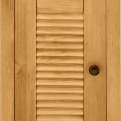 Wohnen 34x86x30 Badschrank mit Lamellentür & Ablage - Zavieca I