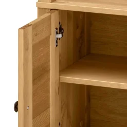 Wohnen 34x86x30 Badschrank mit Lamellentür & Ablage - Zavieca I