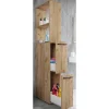 Wohnen 25x183x50 Badschrank mit Regal & zwei Schubladen - Member