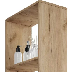 Wohnen 25x183x50 Badschrank mit Regal & zwei Schubladen - Member
