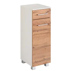 Wohnen Badschränke*30x97x35 Badschrank mit Schublade & Tür - Tonra