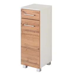 Wohnen Badschränke*30x97x35 Badschrank mit Schublade & Tür - Tonra