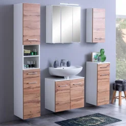 Wohnen Badschränke*30x97x35 Badschrank mit Schublade & Tür - Tonra