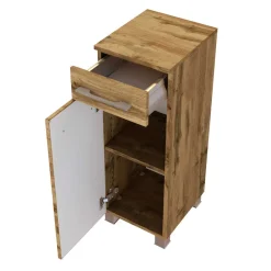 Wohnen Badschränke*30x79x35 Bad-Unterschrank mit einer Schublade - Lemnas