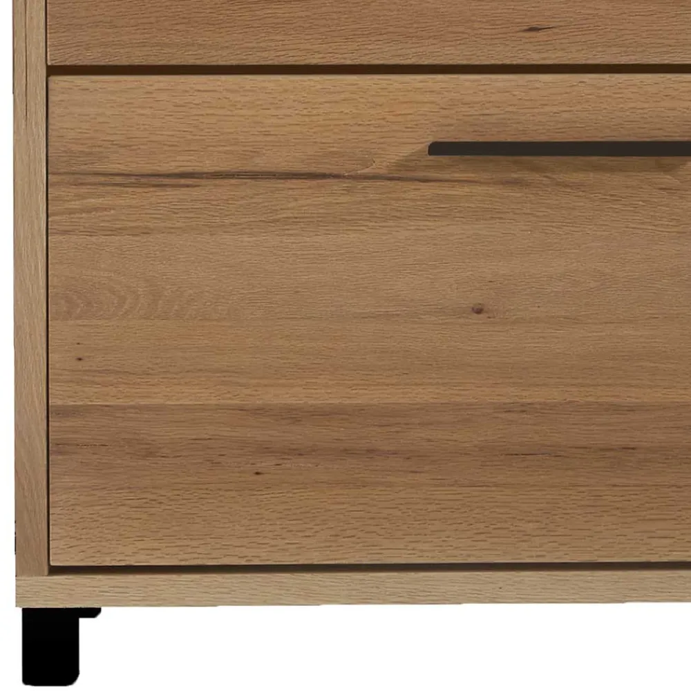 Wohnen Schuhschränke*83x87x28 Balkeneiche Schuhkommode mit zwei Klappen - Alsbetas