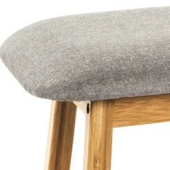 Wohnen 100x44x30 Bambus Bank in Naturfarben - Ponzas