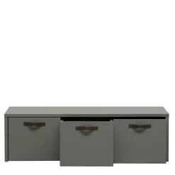 Wohnen 120x36x50 Bank mit drei Schubladen - Daraon